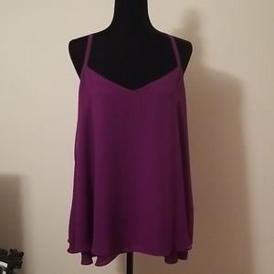 NWOT Torrid Deep Purple Swing Tank